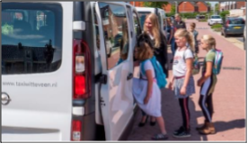 Leerlingen stappen in